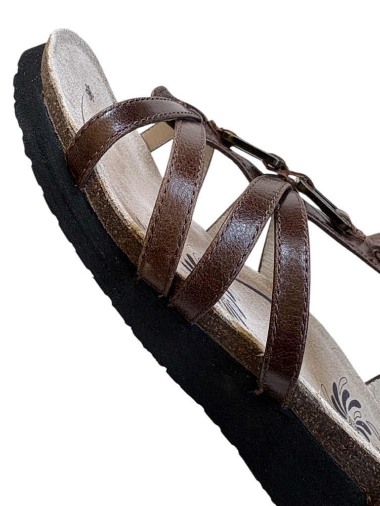 Like New Abeo Leather Cece Sandals Briwn Size 9 — image 5 of 8